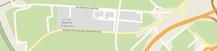 Mappa della impresa occhio d'anatra srl a CHIARAVALLE