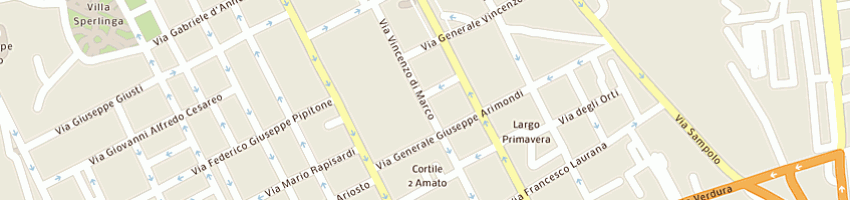 Mappa della impresa battiato giuseppe a PALERMO