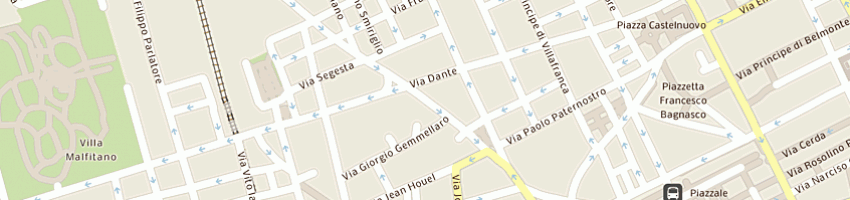 Mappa della impresa farmacia cipri' drvaleria a PALERMO