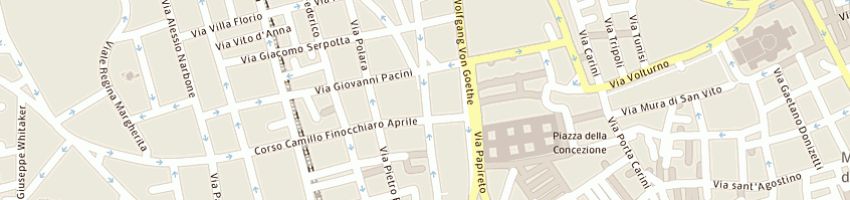 Mappa della impresa marianna shopping dress srl di marianna massaro a PALERMO