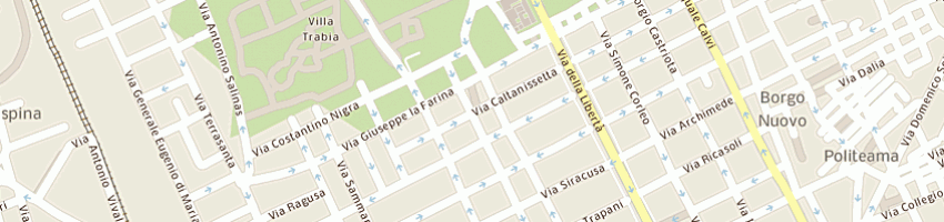 Mappa della impresa scuole pubbliche scuole elementari statali a PALERMO