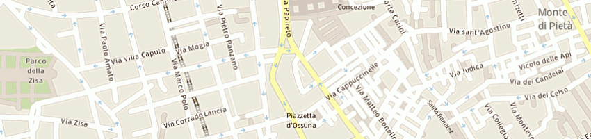 Mappa della impresa prezzemolo bartolomeo a PALERMO