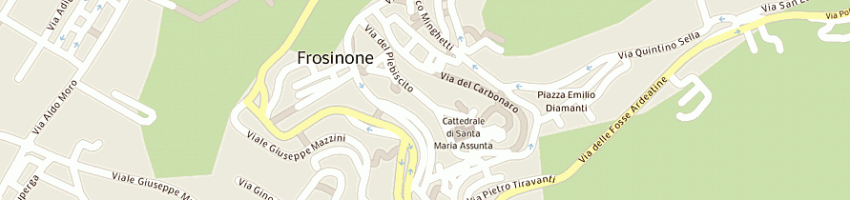 Mappa della impresa lattanzi leonardo a FROSINONE