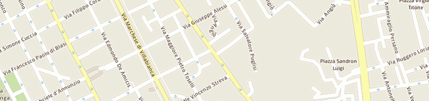 Mappa della impresa mc impianti srl a PALERMO