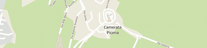 Mappa della impresa tabaccheria edicola cartoleria amadei valeria a CAMERATA PICENA