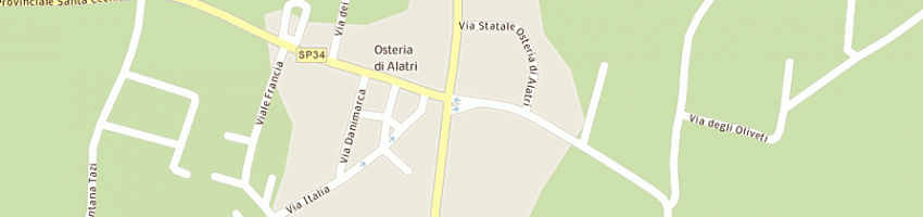 Mappa della impresa satin autotrasporti e spedizioni srl a ALATRI