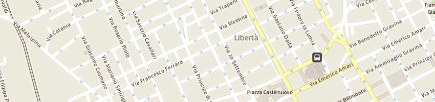 Mappa della impresa mistretta fabrizio a PALERMO