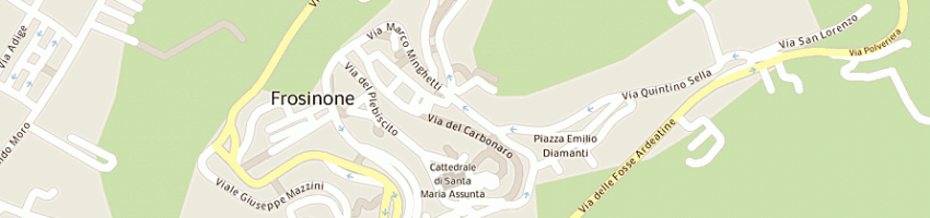 Mappa della impresa bar torrefazione sbardella di sbardella zeno e c snc a FROSINONE