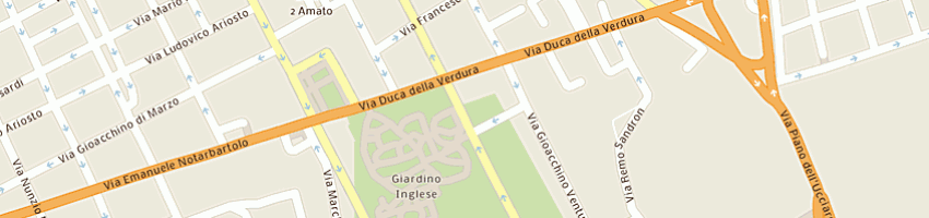 Mappa della impresa pindaro loreta a PALERMO
