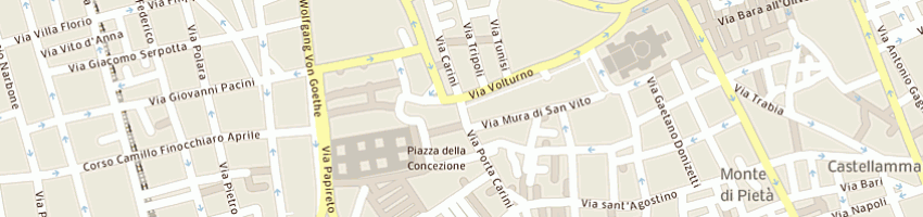 Mappa della impresa elsa sas di calandra rosa e c a PALERMO