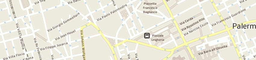 Mappa della impresa ast sistemi spa a PALERMO