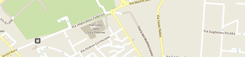 Mappa della impresa greco natale a PALERMO