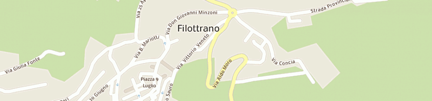 Mappa della impresa spallinificio filottranese srl a FILOTTRANO