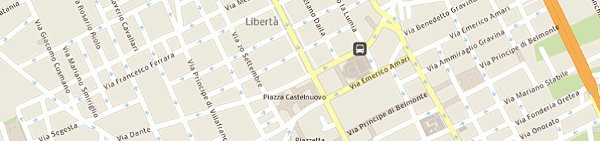 Mappa della impresa fil class sas di maurizio ventimiglia e c a PALERMO