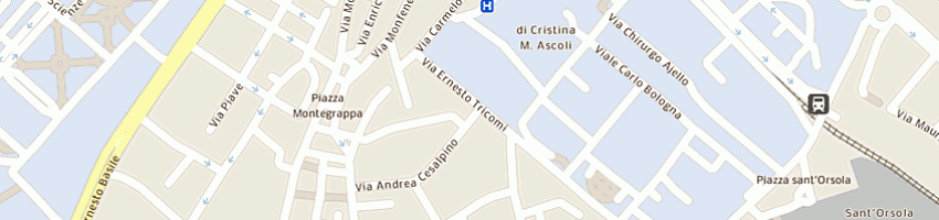 Mappa della impresa farmacia gallo a PALERMO