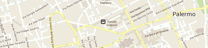 Mappa della impresa kari al srl a PALERMO