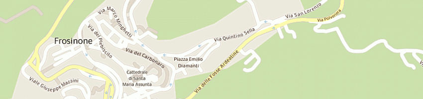 Mappa della impresa d'aversa nazareno a FROSINONE