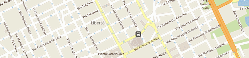 Mappa della impresa scillufo arredamenti srl a PALERMO