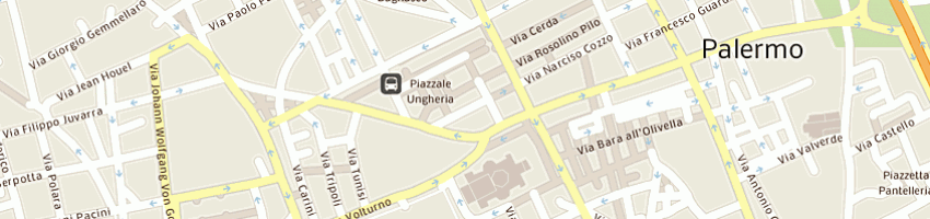 Mappa della impresa diamant sas di mannino calogero e c a PALERMO