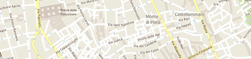 Mappa della impresa cappello giuseppe a PALERMO