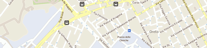 Mappa della impresa mds serramenti di di salvo marco a PALERMO