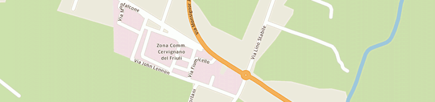 Mappa della impresa puntin minimarket a CERVIGNANO DEL FRIULI