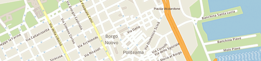 Mappa della impresa l'arte del ferro snc di fileccia giuseppe a PALERMO