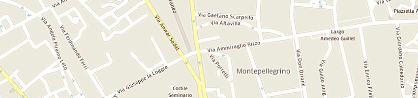 Mappa della impresa viaggi 2000 di todaro antonino e c sas a PALERMO