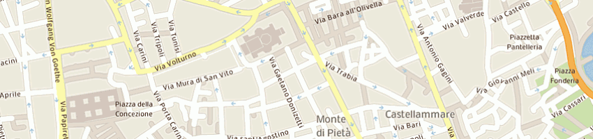 Mappa della impresa di betta sebastiano a PALERMO