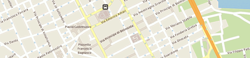 Mappa della impresa bnc agas srl a PALERMO