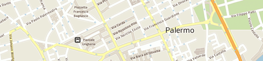 Mappa della impresa tripoli liliana a PALERMO