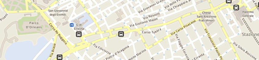 Mappa della impresa di benedetto maria fotocopie a PALERMO