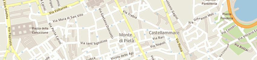 Mappa della impresa athena sas di conciauro rosanna e c a PALERMO