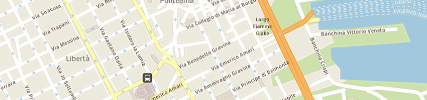 Mappa della impresa giallombardo pasquale a PALERMO
