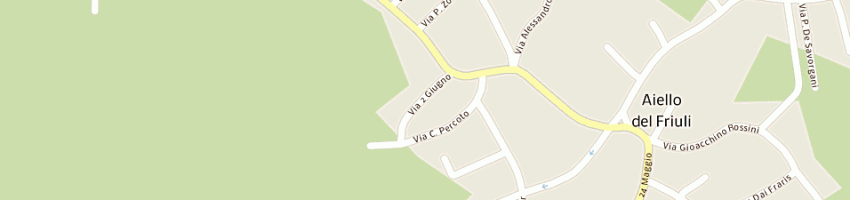 Mappa della impresa piccoli massimo a AIELLO DEL FRIULI