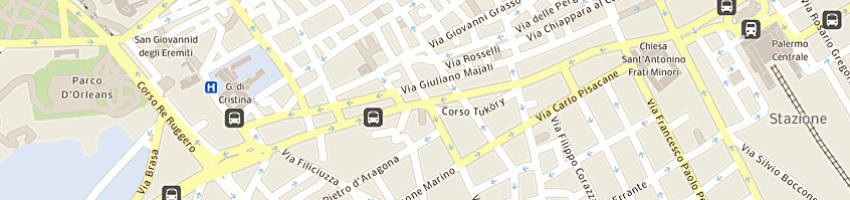 Mappa della impresa lucera antonino a PALERMO