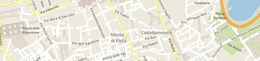 Mappa della impresa siragusa maria a PALERMO