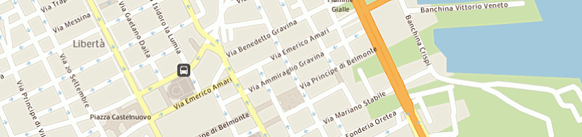 Mappa della impresa amg gas srl a PALERMO