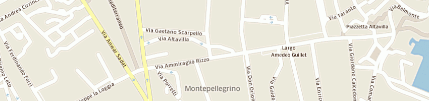 Mappa della impresa moda people di mancino teresa a PALERMO