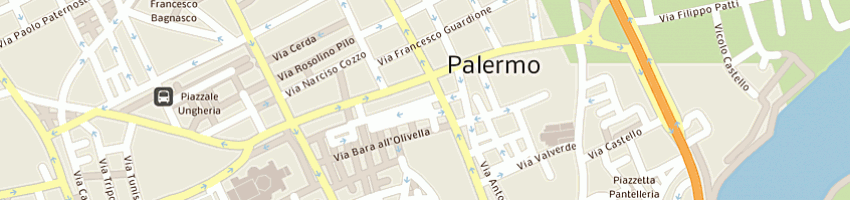Mappa della impresa di franco angelo a PALERMO