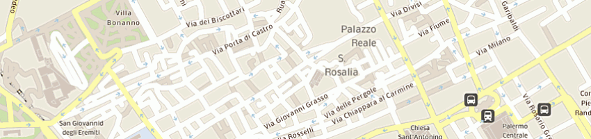 Mappa della impresa la sorgente del regalo snc di puleo salvatrice e c a PALERMO