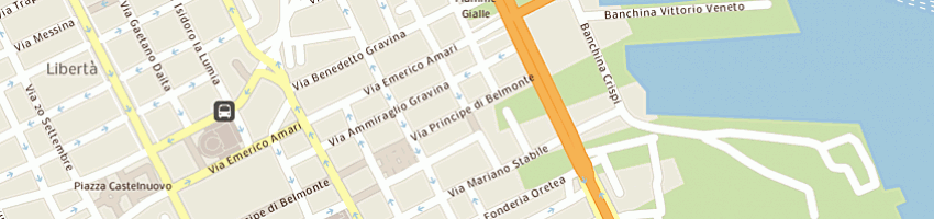 Mappa della impresa hotel florio di d'orso francesco a PALERMO