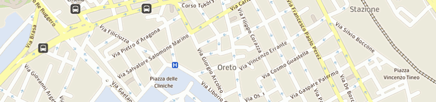 Mappa della impresa sicilcolor snc di calcaterra vincenzo a PALERMO