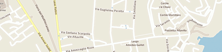 Mappa della impresa mortellaro lucia a PALERMO