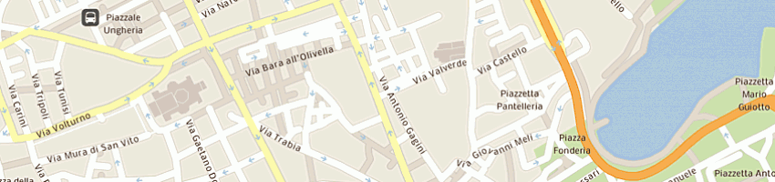 Mappa della impresa bruno emanuele a PALERMO