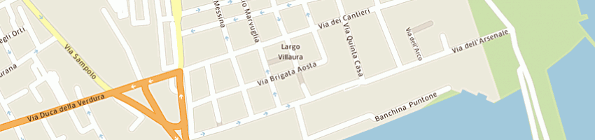 Mappa della impresa navalimpianti siciliana srl a PALERMO