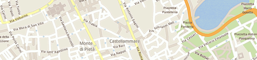 Mappa della impresa bar due palme di siena marco a PALERMO