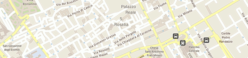 Mappa della impresa lipari anna e c snc a PALERMO