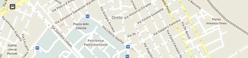 Mappa della impresa utet editrice spa a PALERMO