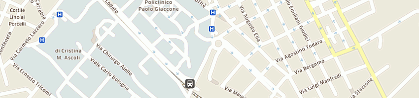 Mappa della impresa universita' degli studi policlinico a PALERMO